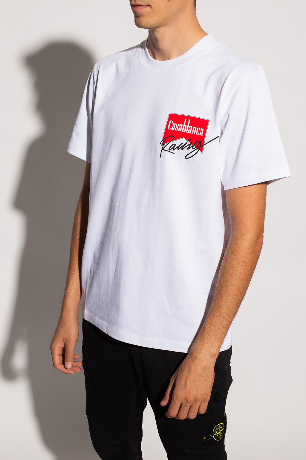 White Logo T-shirt Casablanca - Vitkac GB